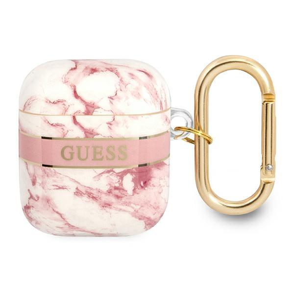 Guess GUA2HCHMAP Pink Marble Strap Collection AirPods 1/2 Tok