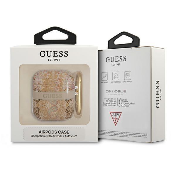 Guess GUA2HHFLD Gold Paisley Strap Collection AirPods 1/2 Tok
