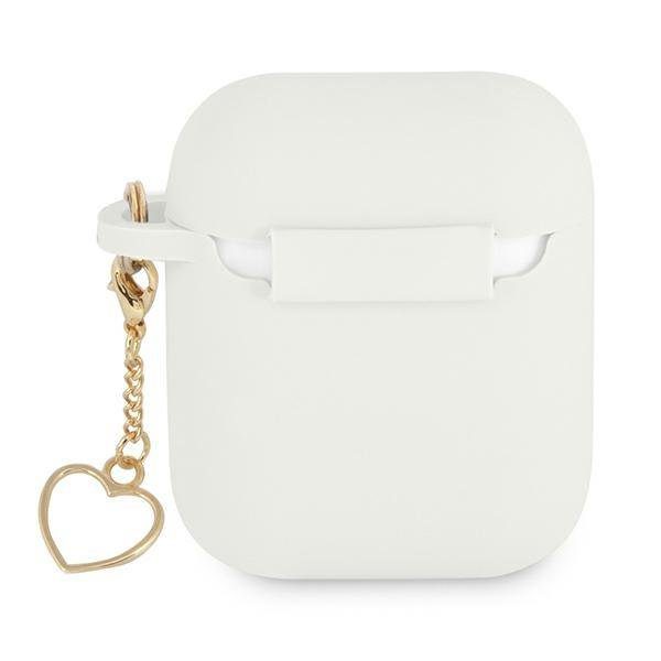 Guess GUA2LSCHSH White Silicone Charm Collection AirPods 1/2 Tok