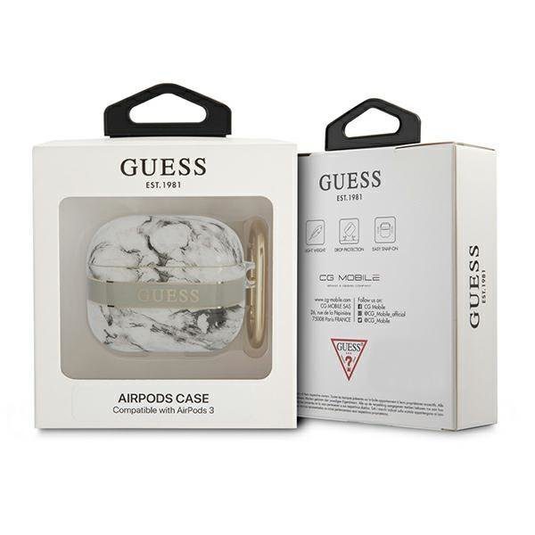 Guess GUA3HCHMAG Grey Marble Strap Collection AirPods 3 Tok