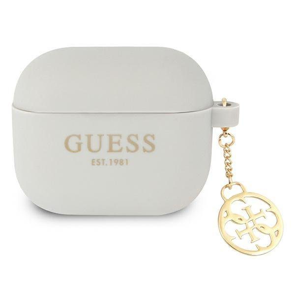 Guess GUA3LSC4EG Grey Silicone Charm 4G Collection AirPods 3 Tok