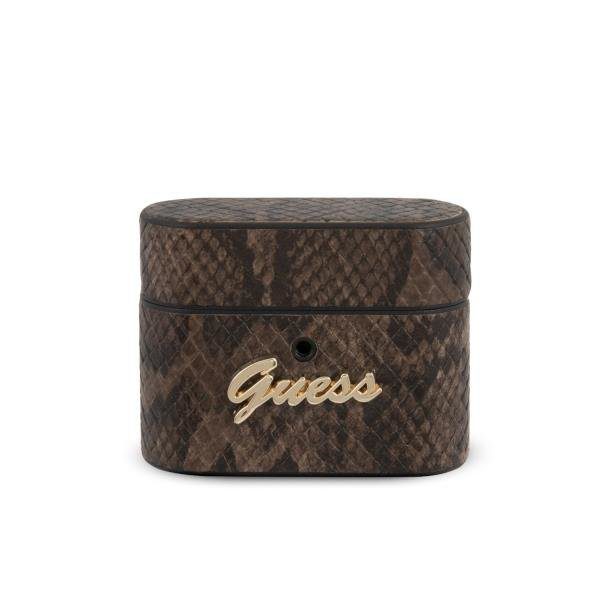 Guess GUACAPPUSNSMLBR Brown Python Collection AirPods Pro Tok