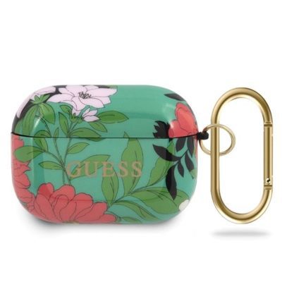 Guess GUACAPTPUBKFL01 Green N.4 Flower Collection AirPods Pro Tok