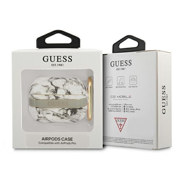 Guess GUAPHCHMAG Grey Marble Strap Collection AirPods Pro Tok