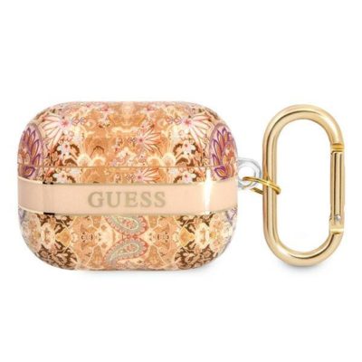 Guess GUAPHHFLD Gold Paisley Strap Collection AirPods Pro Tok