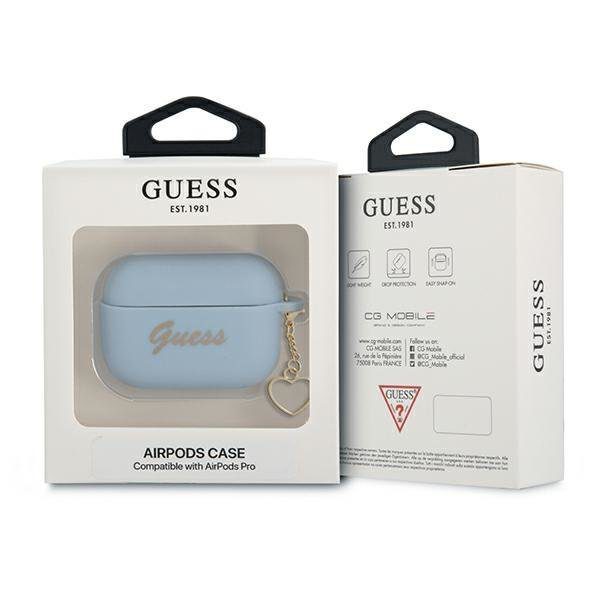 Guess GUAPLSCHSB Blue Silicone Charm Collection AirPods Pro Tok