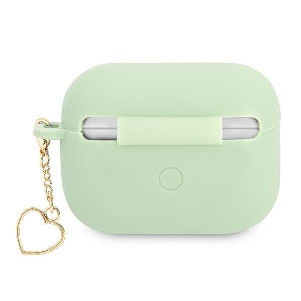 Guess GUAPLSCHSN Green Silicone Charm Heart Collection AirPods Pro Tok