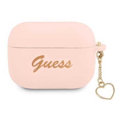 Guess GUAPLSCHSP Pink Silicone Charm Collection AirPods Pro Tok