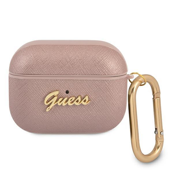Guess GUAPSASMP 4G Collection Saffiano Pink AirPods Pro Tok