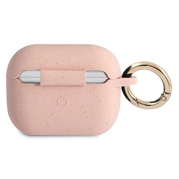 Guess GUAPSGGEP Pink Silicone Glitter AirPods Pro Tok