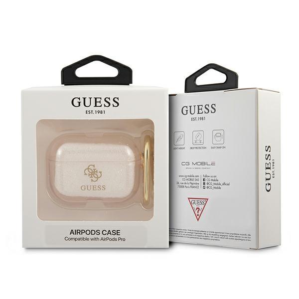 Guess GUAPUCG4GD Gold Glitter Collection AirPods Pro Tok