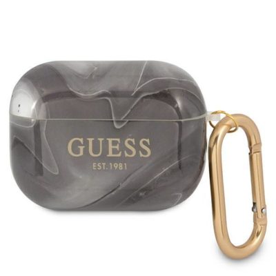 Guess GUAPUNMK Black Marble Collection AirPods Pro Tok