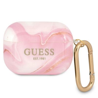 Guess GUAPUNMP Pink Marble Collection AirPods Pro Tok