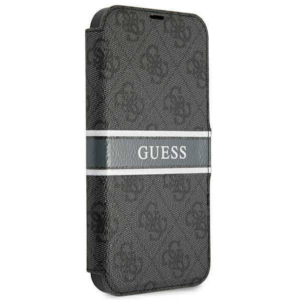 Guess GUBKP13L4GDGR Grey Book 4G Stripe iPhone 13 Pro Tok