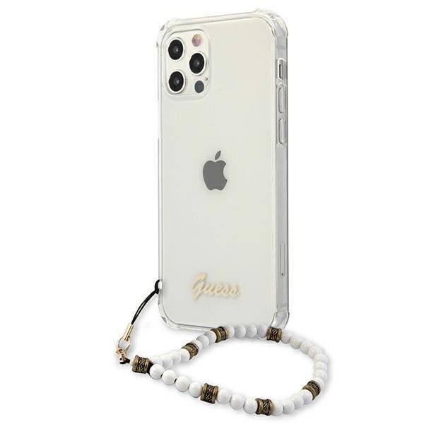 Guess GUHCP12LKPSWH White Pearl iPhone 12 Pro Max Tok