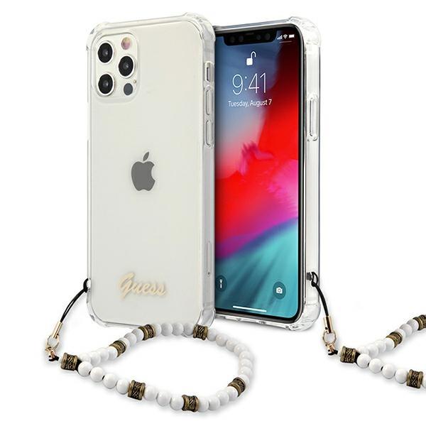 Guess GUHCP12LKPSWH White Pearl iPhone 12 Pro Max Tok