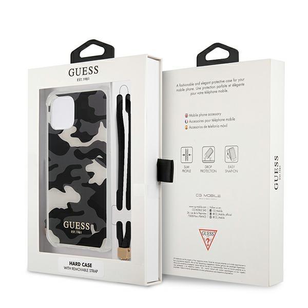 Guess GUHCP12LKSARBK Camo Collection Black iPhone 12 Pro Max Tok