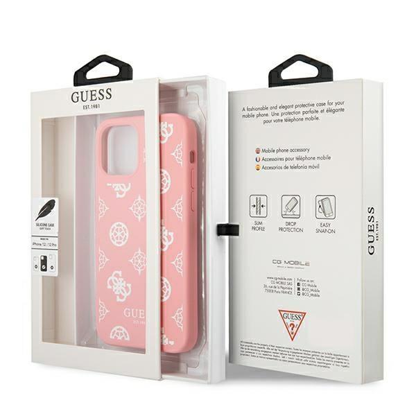 Guess GUHCP12LLSPEWPI Peony Collection Pink iPhone 12 Pro Max Tok