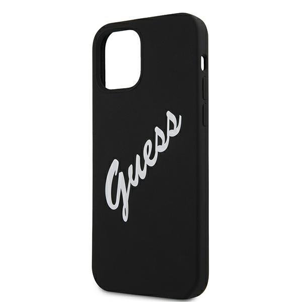 Guess GUHCP12LLSVSBW Silicone Vintage Black/White iPhone 12 Pro Max Tok