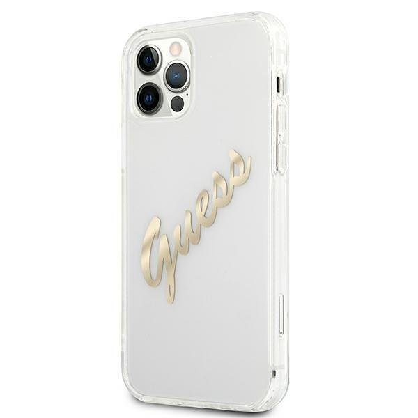 Guess GUHCP12MKSPESI Peony Chain ​​Collection Silver iPhone 12/12 Pro Tok