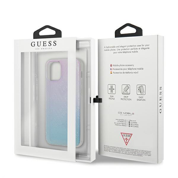 Guess GUHCP12S3D4GGBP Blue&Pink 4G 3D Pattern Collection iPhone 12 Mini Tok