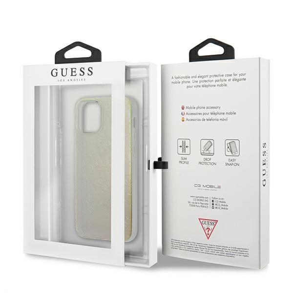 Guess GUHCP12S3D4GIRBL Iridescent 4G 3D Pattern Collection iPhone 12 Mini Tok