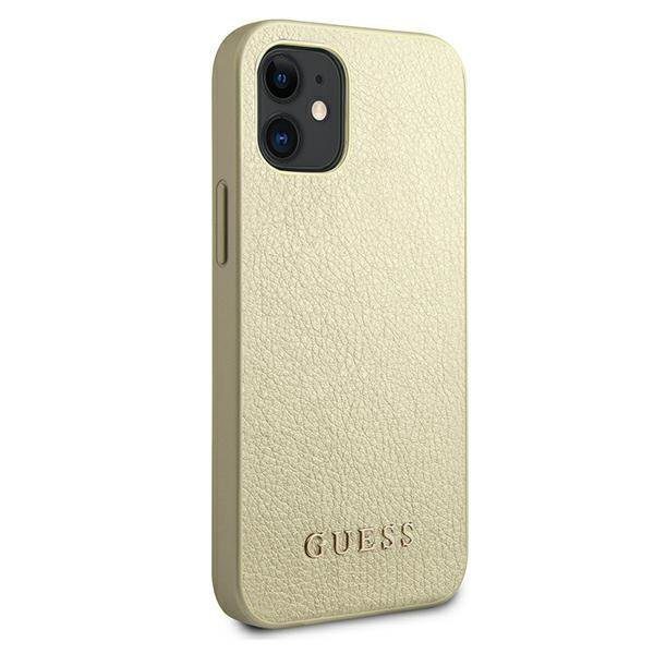 Guess GUHCP12SIGLGO Gold Iridescent iPhone 12 Mini Tok