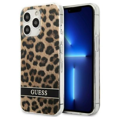 Guess GUHCP13LHSLEOW Brown Leopard iPhone 13 Pro Tok