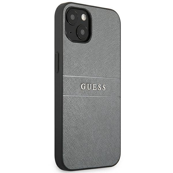 Guess GUHCP13SPSASBGR Grey Saffiano Strap iPhone 13 Mini Tok