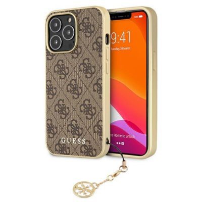 Guess GUHCP13XGF4GBR Charms Brown iPhone 13 Pro Max Tok