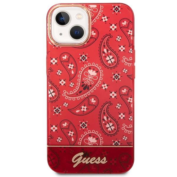 Guess GUHCP14MHGBNHR Red Bandana Paisley iPhone 14 Plus Tok