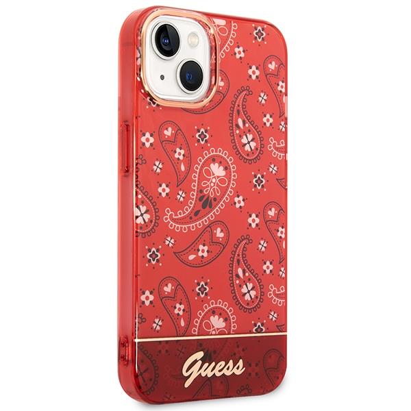 Guess GUHCP14MHGBNHR Red Bandana Paisley iPhone 14 Plus Tok