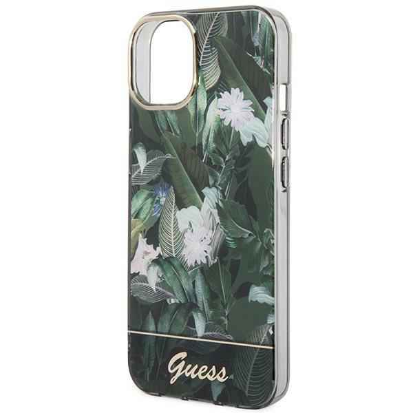 Guess GUHCP14MHGJGHA Green Jungle Collection iPhone 14 Plus Tok