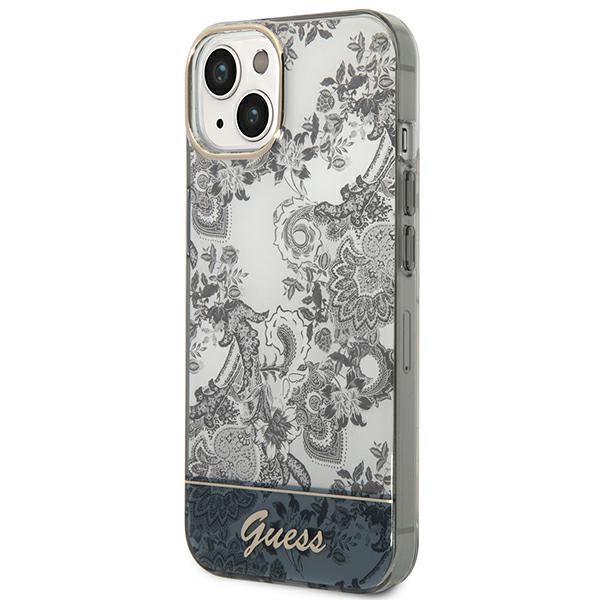 Guess GUHCP14MHGPLHG Grey Porcelain Collection iPhone 14 Plus Tok