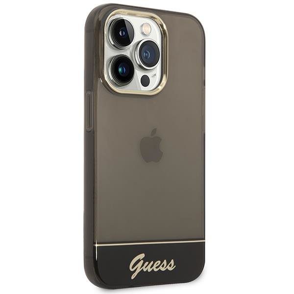 Guess GUHCP14XHGCOK Black Translucent iPhone 14 Pro Max Tok