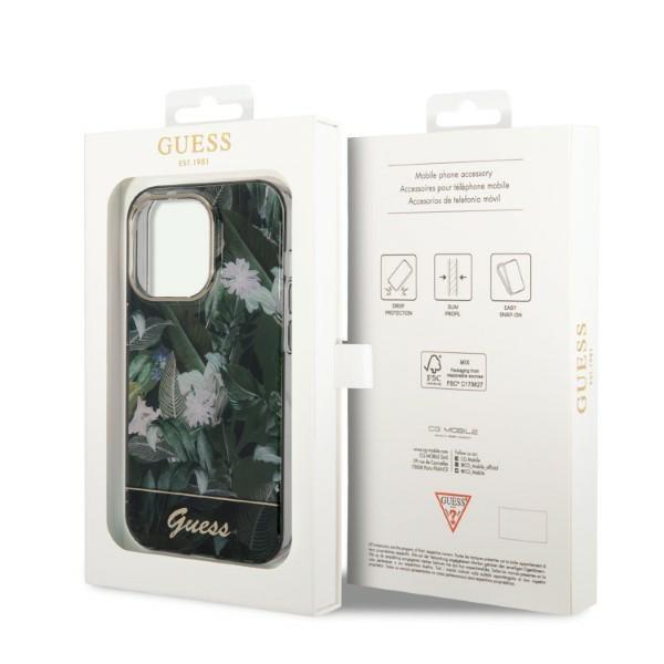 Guess GUHCP14XHGJGHA Green Jungle Collection iPhone 14 Pro Max Tok