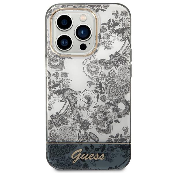 Guess GUHCP14XHGPLHG Grey Porcelain Collection iPhone 14 Pro Max Tok