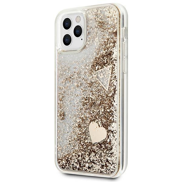 Guess GUOHCN58GLHFLGO Gold Glitter Charms iPhone 11 Pro Tok