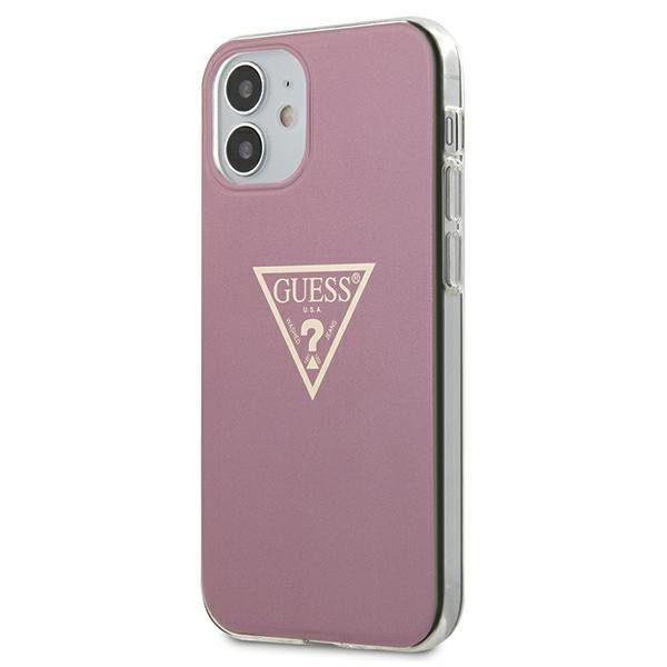 Guess MetalLIC Collection Pink iPhone 12 Mini Tok