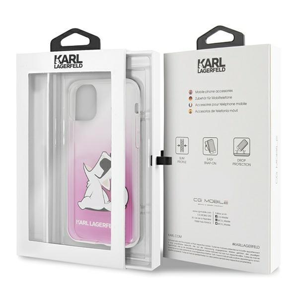 Karl Lagerfeld Choupette Fun Pink iPhone 12 Pro Max Tok