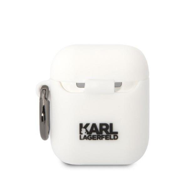 Karl Lagerfeld KLA2RUNCHH White Silicone Choupette Head 3D AirPods 1/2 Tok