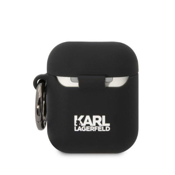 Karl Lagerfeld KLA2RUNCHK Black Silicone Choupette Head 3D AirPods 1/2 Tok