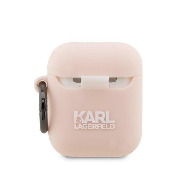 Karl Lagerfeld KLA2RUNCHP Pink Silicone Choupette Head 3D AirPods 1/2 Tok