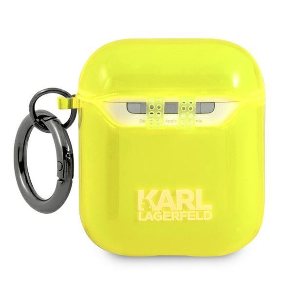 Karl Lagerfeld KLA2UCHFY Silicone Yellow AirPods 1/2 Tok