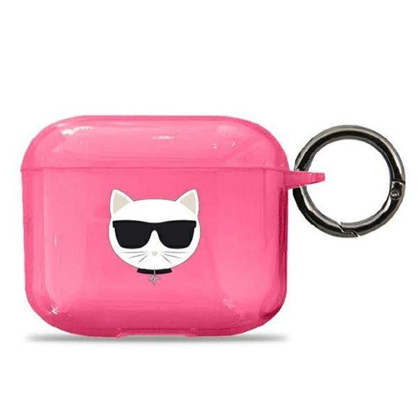 Karl Lagerfeld KLA3UCHFP Silicone Pink AirPods Pro Tok