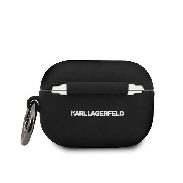 Karl Lagerfeld KLACAPSILGLBK Black AirPods Pro Tok