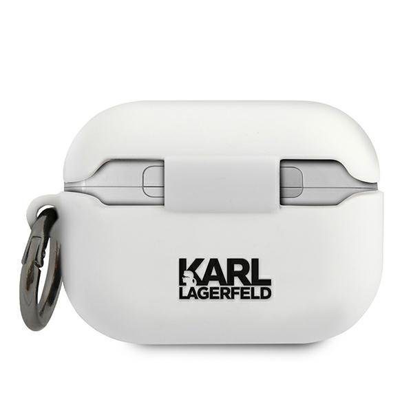 Karl Lagerfeld  KLACAPSILGLWH Silicone Ikonik White AirPods Pro Tok