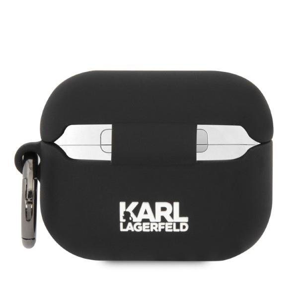 Karl Lagerfeld KLAPRUNIKK Black Silicone Karl Head 3D AirPods Pro Tok