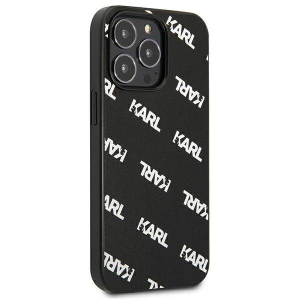 Karl Lagerfeld KLHCP13LPULMBK3 Black Allover iPhone 13 Pro Tok