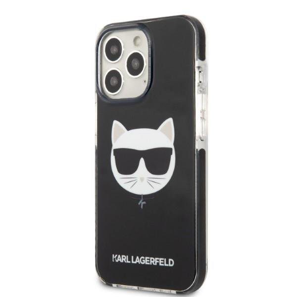 Karl Lagerfeld KLHCP13LTPECK Black Choupette Head iPhone 13 Pro Tok